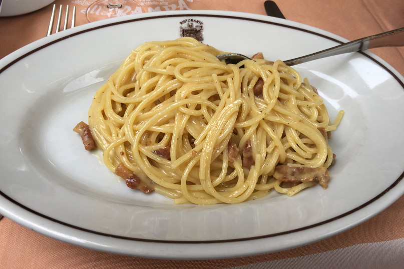 ローマで食したカルボナーラ