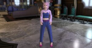 細ベルトがオサレなウィンタータイド・ワイドパンツを使った春向けミラプリ