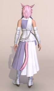 パッチ7.3で追加されたクリティカルヒッツB1・トップスがアイドルっぽくて可愛い件背面