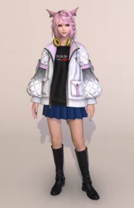 PVPシリーズレベル25で手に入るエアーストリート・ジャケットを使ったミラプリ正面