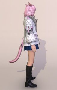 PVPシリーズレベル25で手に入るエアーストリート・ジャケットを使ったミラプリ右