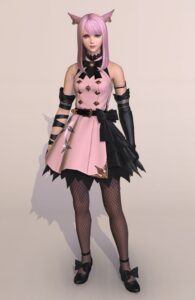 パッチ7.4で追加された課金装備ビブラプリンセス・ドレスを使ったHimechanミラプリ正面