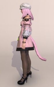 パッチ7.4で追加された課金装備エンフォーチュンテラー・トップスをつかったHimechanミラプリ左