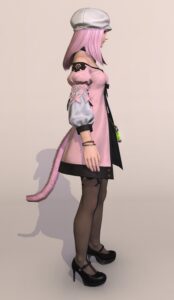 パッチ7.4で追加された課金装備エンフォーチュンテラー・トップスをつかったHimechanミラプリ右