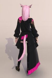 パッチ7.4新式装備コートリーラヴァー・レンジャーシャツが意外と可愛いのでそのまま着てみる背面