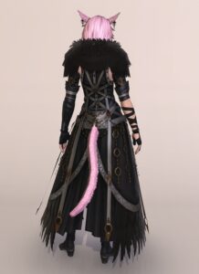 リーパー用AF6胴装備アサシン・コートを使ったダークヒロインミラプリ背面